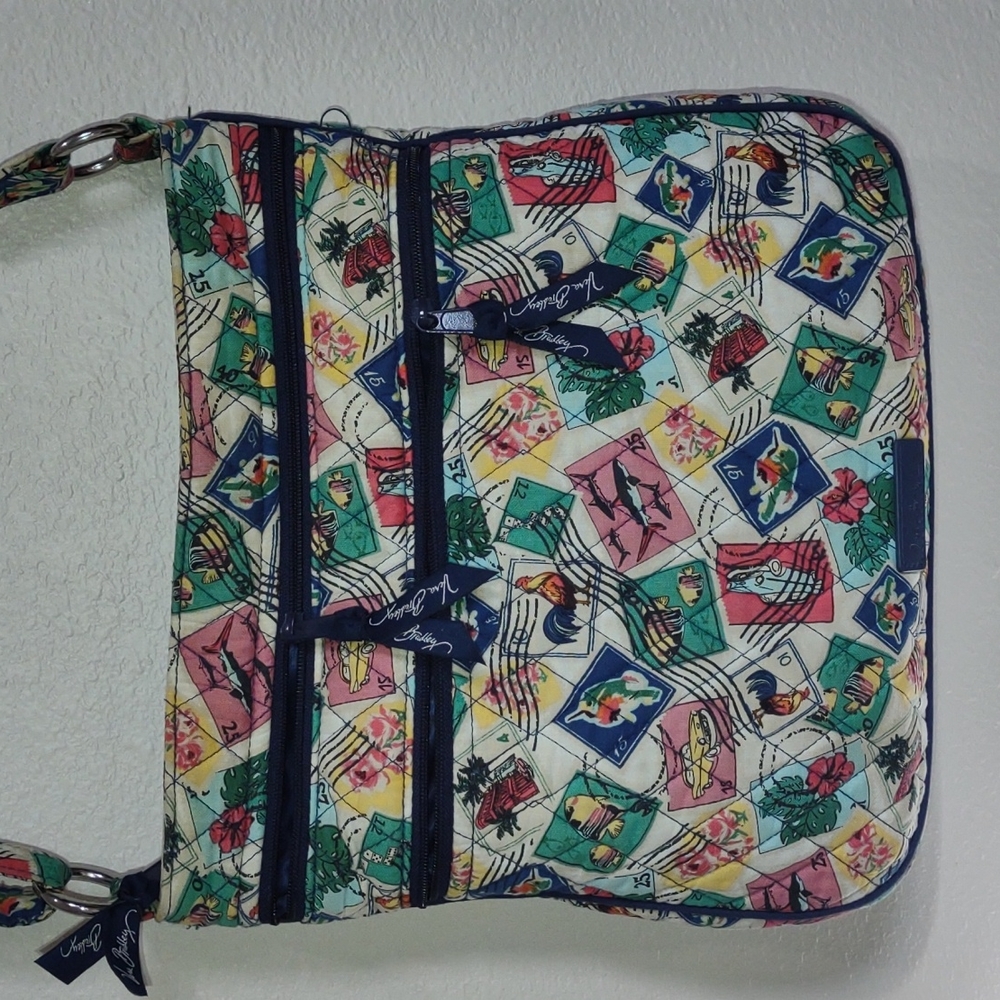 Vera Bradley  Bag with  Cuba Stamps design